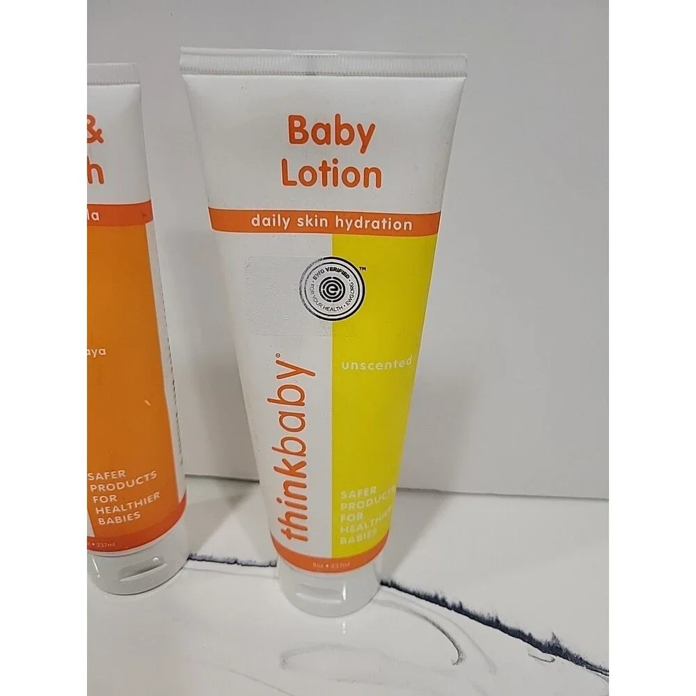 Set of Thinkbaby Baby Shampoo & Body Wash for Sensitive Skin & Body Lotion